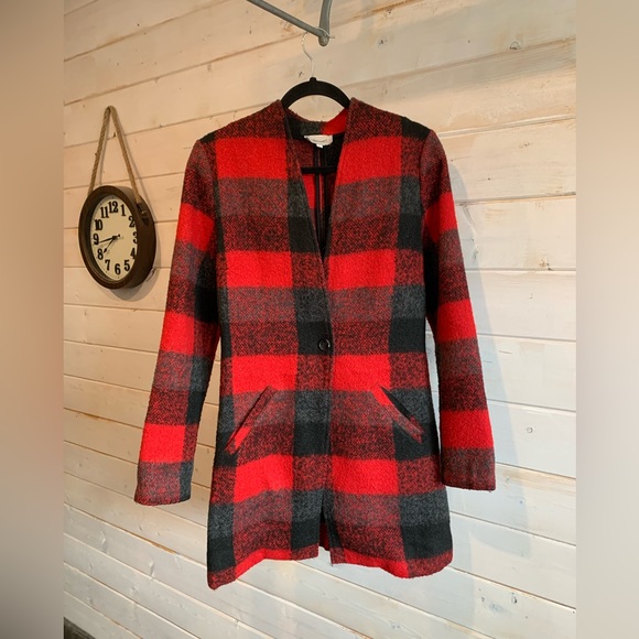 Kismet | Red Plaid Jacket - Picture 1 of 7